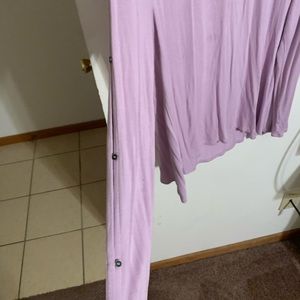 Periwinkle Long Sleeve Blouse. Size L